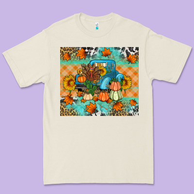 Thanksgiving Truck With Turkey Premium Tee Designed By Artiststas