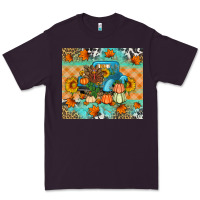 Plum Thanksgiving Truck With Turkey Premium Tee - Artiststas
