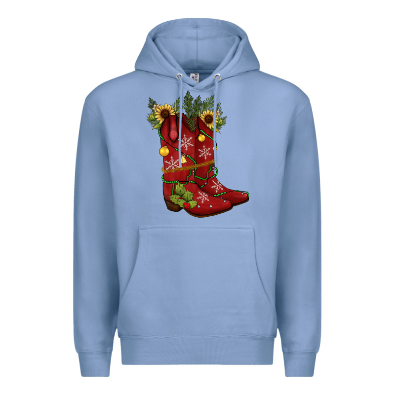 Christmas Boots Premium Hoodie by JahusDesignShop | Teevron