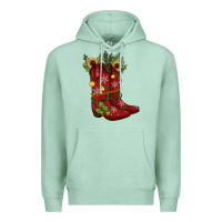 Seafoam Christmas boots Premium Hoodie - JahusDesignShop