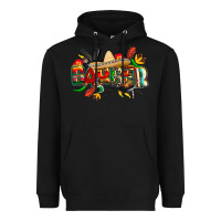 Black cinco de mayo barber Heavyweight Hoodie - CowGirlArtShop