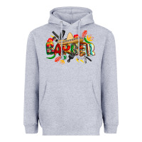 Heather Grey cinco de mayo barber Heavyweight Hoodie - CowGirlArtShop