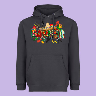 Cinco De Mayo Barber Heavyweight Hoodie Designed By Cowgirlartshop