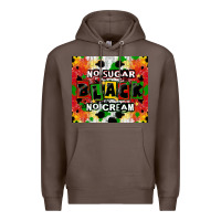 Coffee no sugar no cream black tumbler Premium Hoodie - CowGirlArtShop