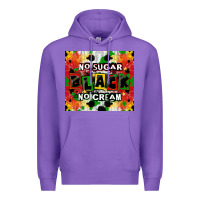 Purple no sugar no cream black tumbler Premium Hoodie - CowGirlArtShop