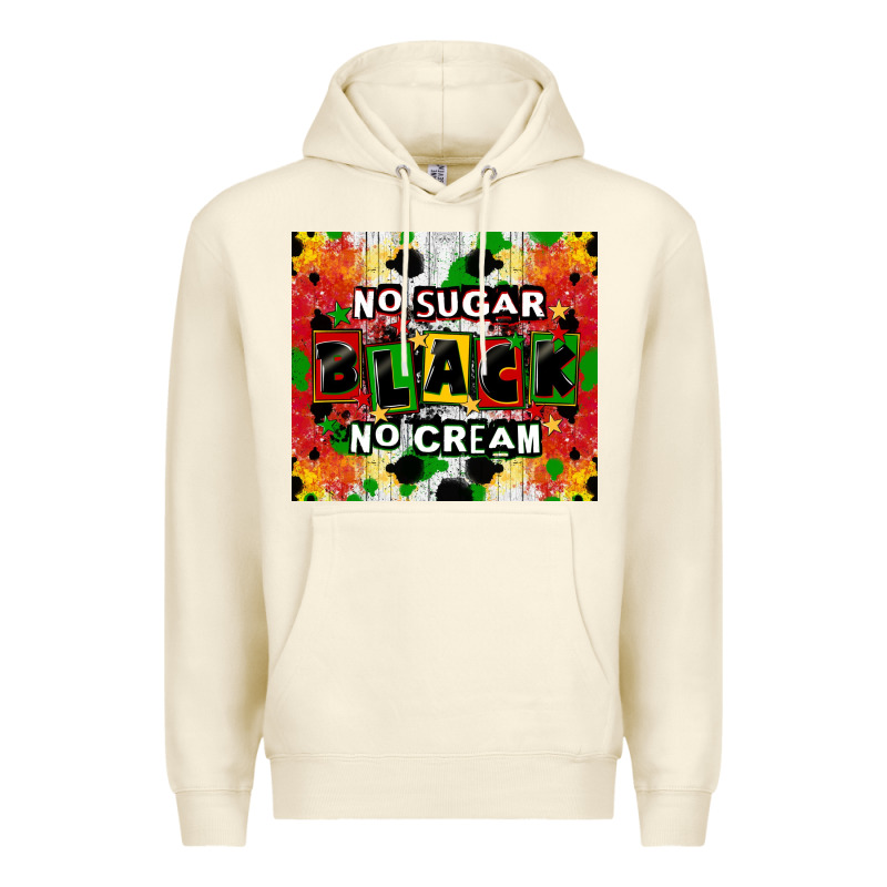 No Sugar No Cream Black Tumbler Premium Hoodie by CowGirlArtShop | Teevron