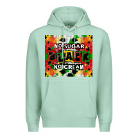 Seafoam no sugar no cream black tumbler Premium Hoodie - CowGirlArtShop
