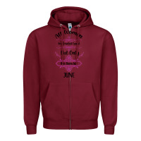 Burgundy all women are created equal but only the smartest are born in july bla Zipper Hoodie - Bettercallsaul