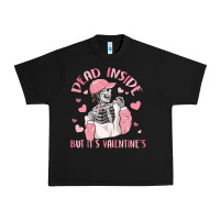 Black dead inside but it's valentine's Urban Heavy Tee - MaliasSmallBusiness