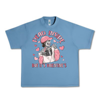 Pebble Blue dead inside but it's valentine's Urban Heavy Tee - MaliasSmallBusiness