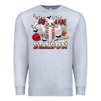 Heather Grey tis the season baseball halloween Premium Sweatshirt - CowGirlArtShop
