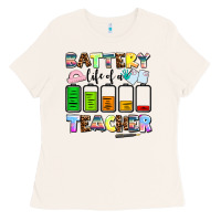 Bone battery life of a teacher Ladies Tee - AdoDesignShop