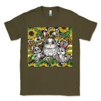 Army Green easter Classic Tee - CowhideDigitalArt