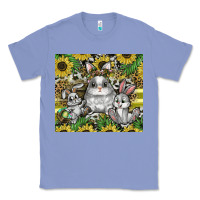 Colony Blue easter Classic Tee - CowhideDigitalArt