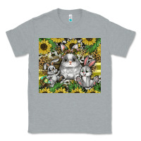 Heather Grey easter Classic Tee - CowhideDigitalArt
