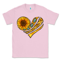 Bubblegum Pink Childhood Cancer Awareness heart Classic Tee - NancyCooperArtShop