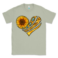 Matcha Childhood Cancer Awareness heart Classic Tee - NancyCooperArtShop