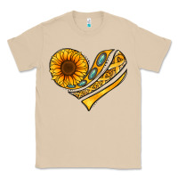 Mushroom Childhood Cancer Awareness heart Classic Tee - NancyCooperArtShop