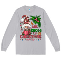 Moon Dust Pink Christmas hot cocoa and christmas movies Long Sleeve Tee - NancyCooperArtShop