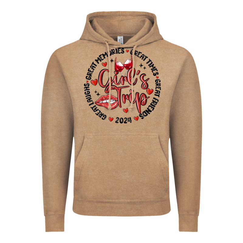 Girl's Trip Vintage Hoodie by MaliasSmallBusiness | Teevron