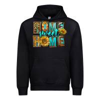 Black Western Home Sweet Home Urban Hoodie - FaDigitalArtStudio