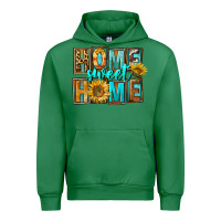 Emerald Western Home Sweet Home Urban Hoodie - FaDigitalArtStudio