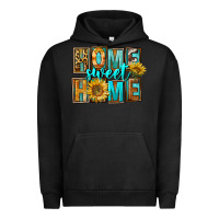 Pigment Black Western Home Sweet Home Urban Hoodie - FaDigitalArtStudio