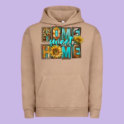 Western Home Sweet Home Urban Hoodie Designed By Fadigitalartstudio