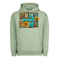 Pigment Oil Green Western Home Sweet Home Urban Hoodie - FaDigitalArtStudio