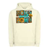 Pigment Pistachio Western Home Sweet Home Urban Hoodie - FaDigitalArtStudio