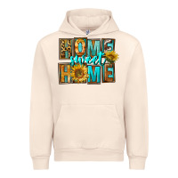 Sandshell Western Home Sweet Home Urban Hoodie - FaDigitalArtStudio