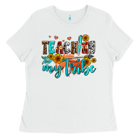 White teaching my tribe Ladies Tee - AdoDesignShop