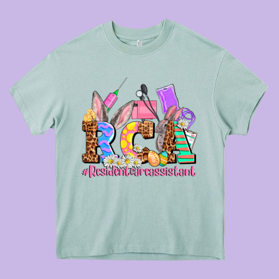 Easter  Rca Resident Care Assistant Heavy Core Tee Designed By Adodesignshop