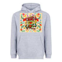 Heather Grey cinco cinco cinco de mayo Heavyweight Hoodie - CowGirlArtShop