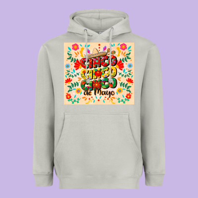Cinco Cinco Cinco De Mayo Heavyweight Hoodie Designed By Cowgirlartshop