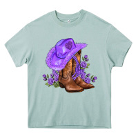 Arona purple cowgirl  and roses Heavy Core Tee - AdoDesignShop