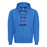 True Royal all women are created equal but only the smartest are born in january Zipper Hoodie - Bettercallsaul