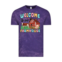 Cloud Purple welcome to our farmhouse Vintage Tee - MaliasSmallBusiness