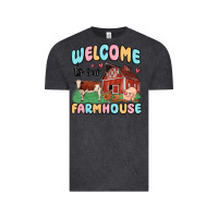 Vintage Black welcome to our farmhouse Vintage Tee - MaliasSmallBusiness