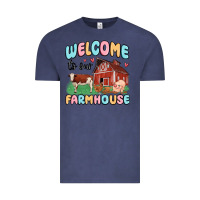 Vintage Denim welcome to our farmhouse Vintage Tee - MaliasSmallBusiness