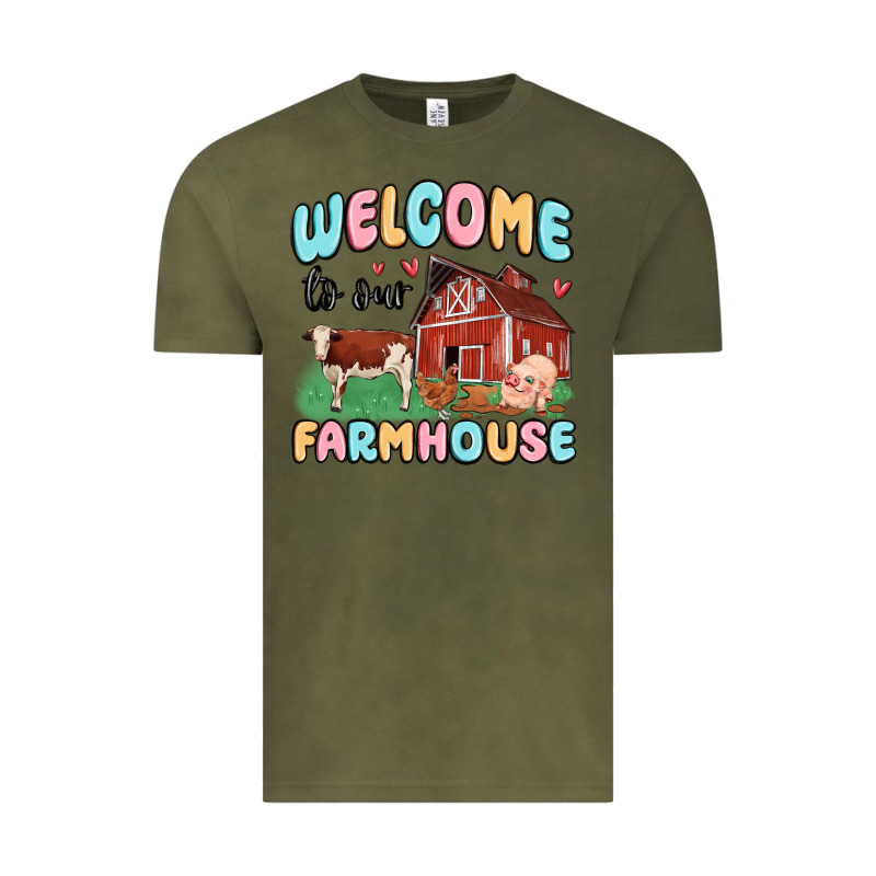 Welcome To Our Farmhouse Vintage Tee by MaliasSmallBusiness | Teevron