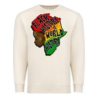 Sandshell black history is world history Premium Sweatshirt - CowGirlArtShop