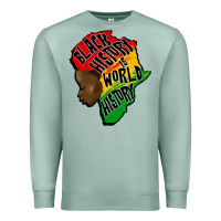 Seafoam black history is world history Premium Sweatshirt - CowGirlArtShop