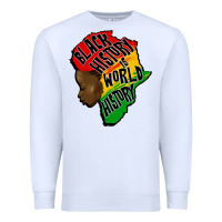 White black history is world history Premium Sweatshirt - CowGirlArtShop