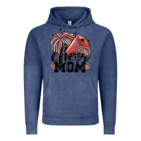 Vintage Denim cheer mom Vintage Hoodie - MaliasSmallBusiness