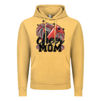 Vintage Mustard cheer mom Vintage Hoodie - MaliasSmallBusiness
