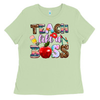 Matcha teach like a boss Ladies Tee - AdoDesignShop