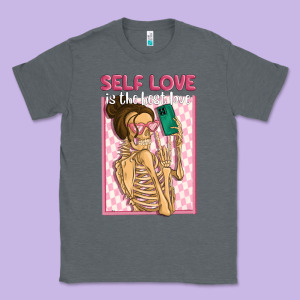 Self Love Is The Best Love Classic Tee Designed By Maliassmallbusiness