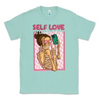 Seafoam self love is the best love Classic Tee - MaliasSmallBusiness