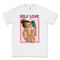 White self love is the best love Classic Tee - MaliasSmallBusiness